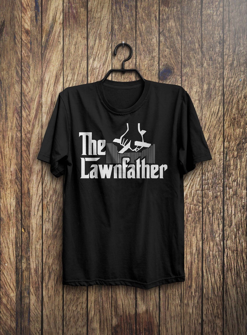 The Lawnfather Funny Mowing Shirt Dad Shirt Landscaper Shirt Mowing Father's Day Shirt Dad Shirt Gift image 2