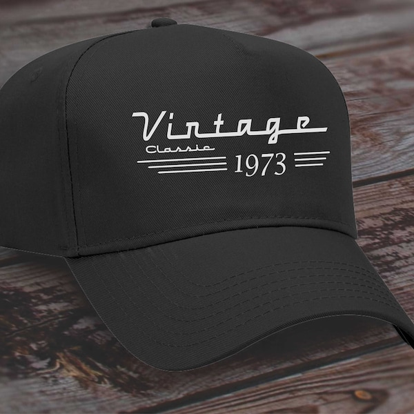 1973 Birthday Cap - Born in 1973 Birthday Gift - Car Guy Birthday - Dad Birthday - Grandpa Birthday - Made in 1973 - Vintage Classic