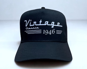 1946 80th Birthday Cap – Vintage Classic Car Fan Hat