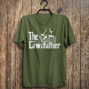 The Lawnfather Funny Mowing Shirt Dad Shirt Landscaper Shirt Mowing Father's Day Shirt Dad Shirt Gift image 3