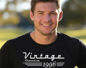 1996 30th Birthday Shirt - Vintage Classic Car Style - Any Year