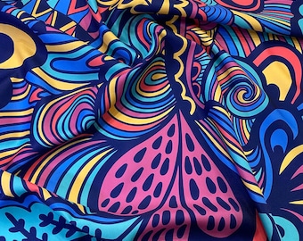 70's Funk (Poly Print) Fabric by the Yard