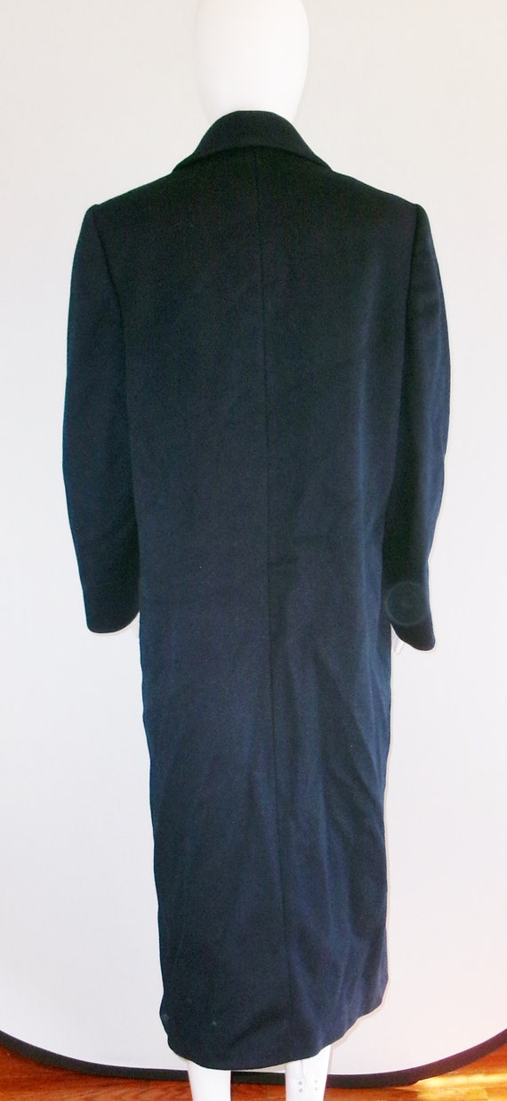 JG Hook Womens M 100% Wool Long Pea Coat Navy Blu… - image 2