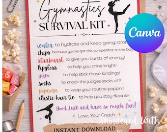 Gymnastics State Survival Kit, Gymnastics Survival Kit