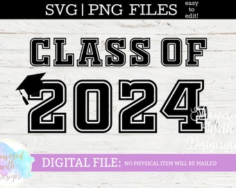 Graduate |  2024 Graduate File SVG PNG JPG