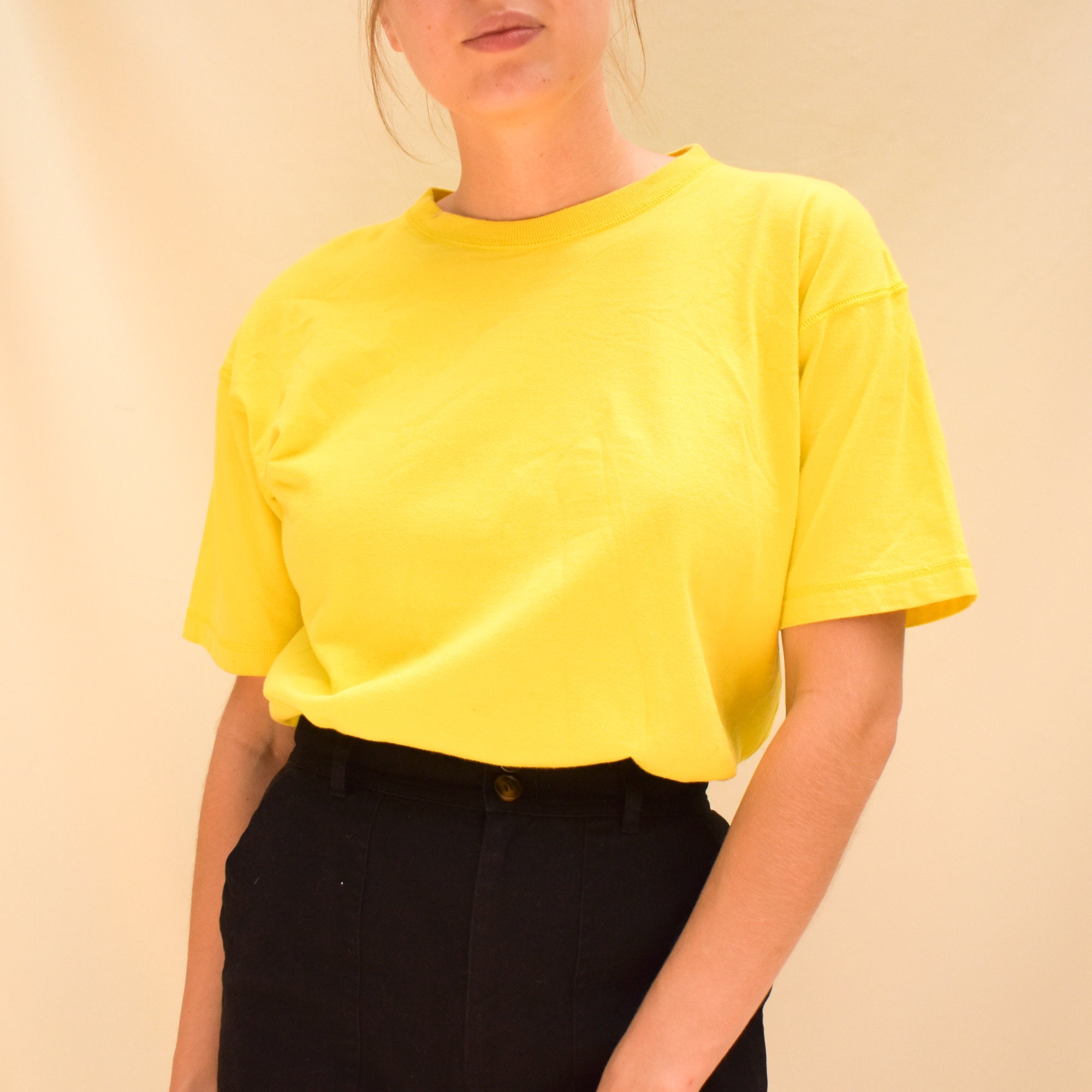 neon yellow shirt women