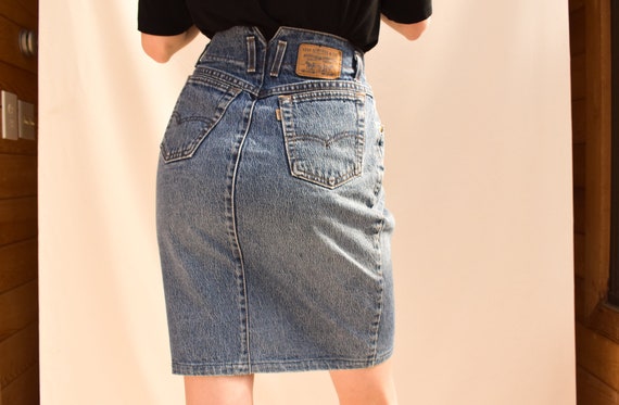 levis jeans skirt