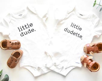 Twin Baby Onesies | Twin Pregnancy Reveal | Twins Pregnancy Announcement Onesie | Baby Shower Gift | Baby Announcement Gift | Mom To Be Gift