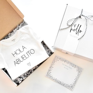 Hola Abuelito | Grandpa Baby Reveal | Pregnancy Announcement to Grandpa | Pregnancy Announcement Gift Box | Grandfather to Be Reveal