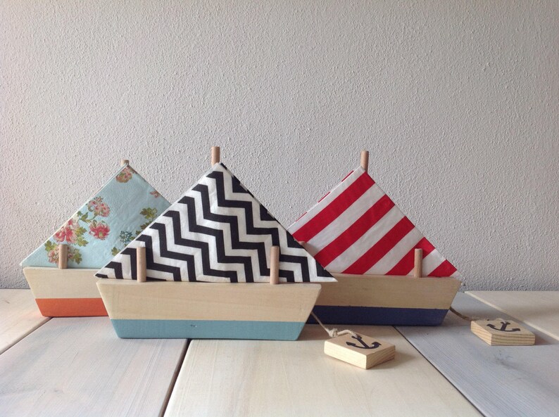 Handmade wooden napkin holder boat napkin holder summer Etsy