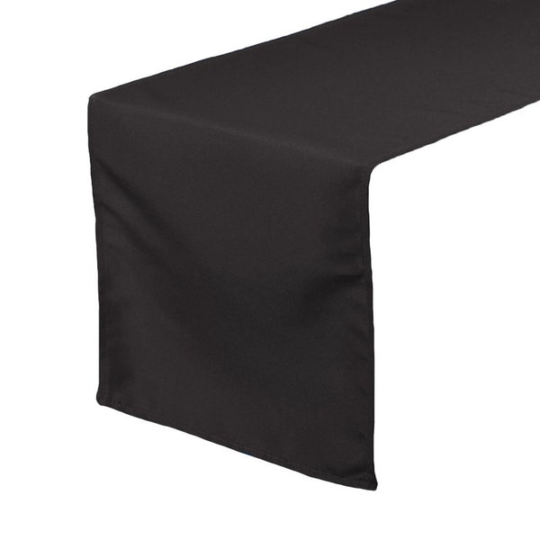 Black Table Runner Etsy