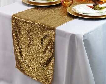 ALAZA Table Runner Home Decor Stylish Gold Glitters Table Cloth Runner Coffee Mat for Wedding Party Banquet Decoration 13 x 90 inches ALAZA Table Runner Home Decor Stylish Gold Glitters Table Cloth Runner Coffee Mat for Wedding Party Banquet Decoration 13 x 90 inches
