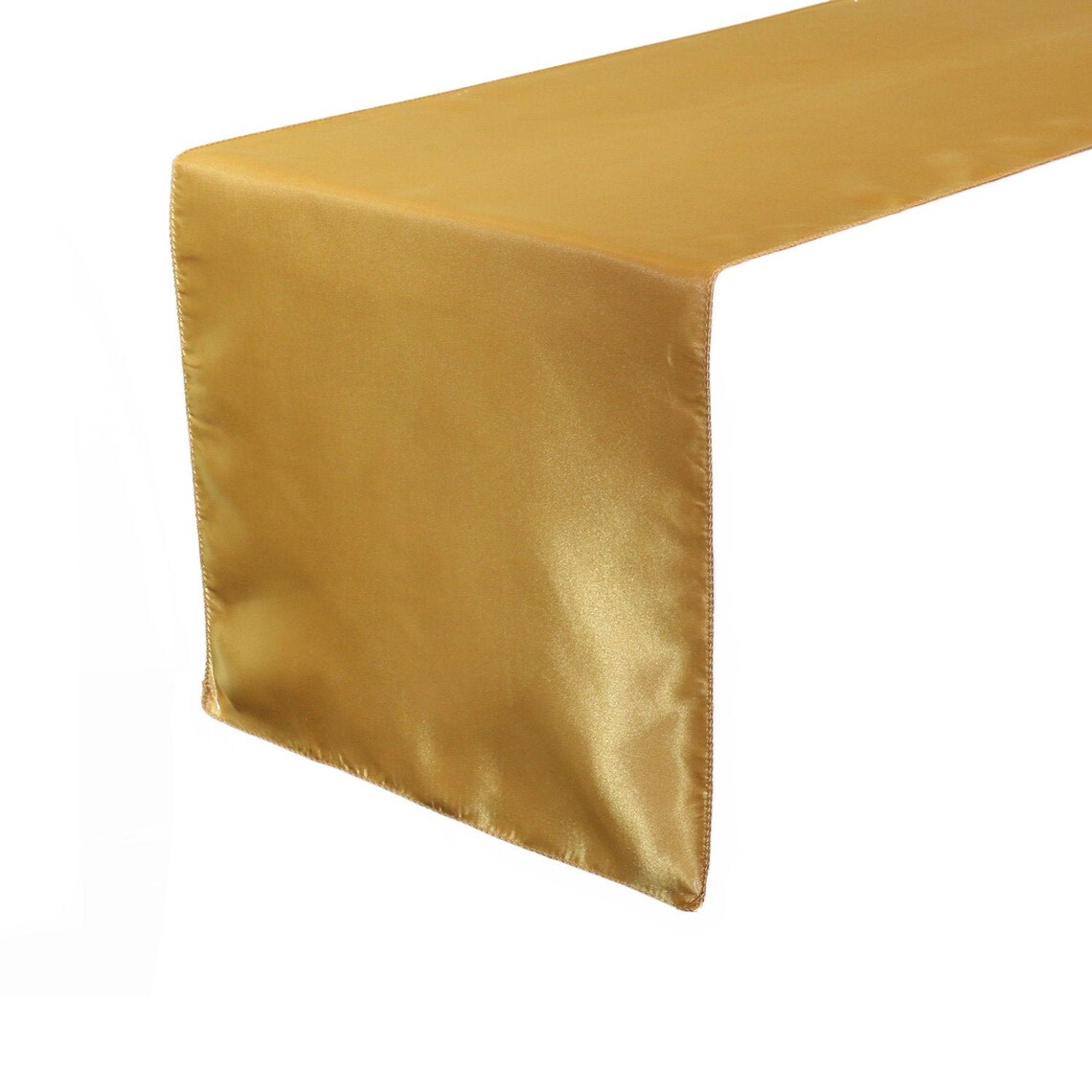Gold Satin Table Runner Wedding Table Runner Etsy