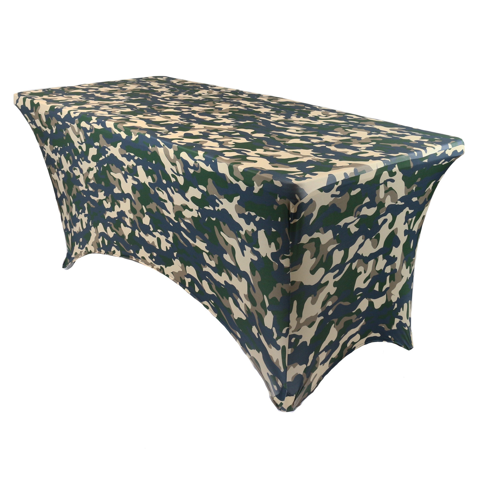Camouflage clearance table skirt