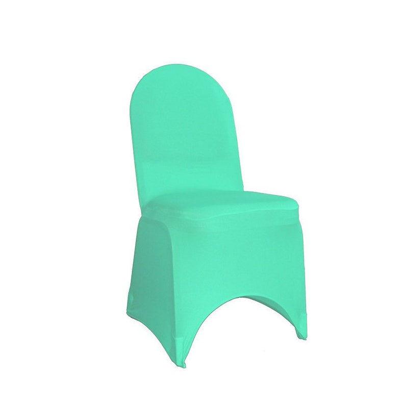 Robin Egg Spandex Banquet Chair Cover Stretch Chair Covers Wedding Chair Covers