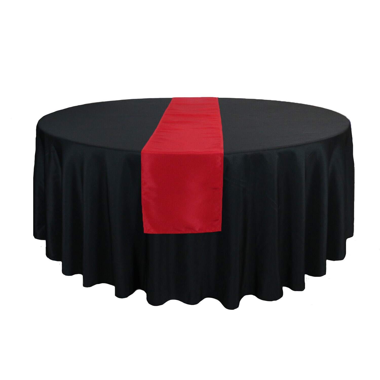 Corredor de mesa de poliéster rojo de 14 x 108 pulgadas | Etsy