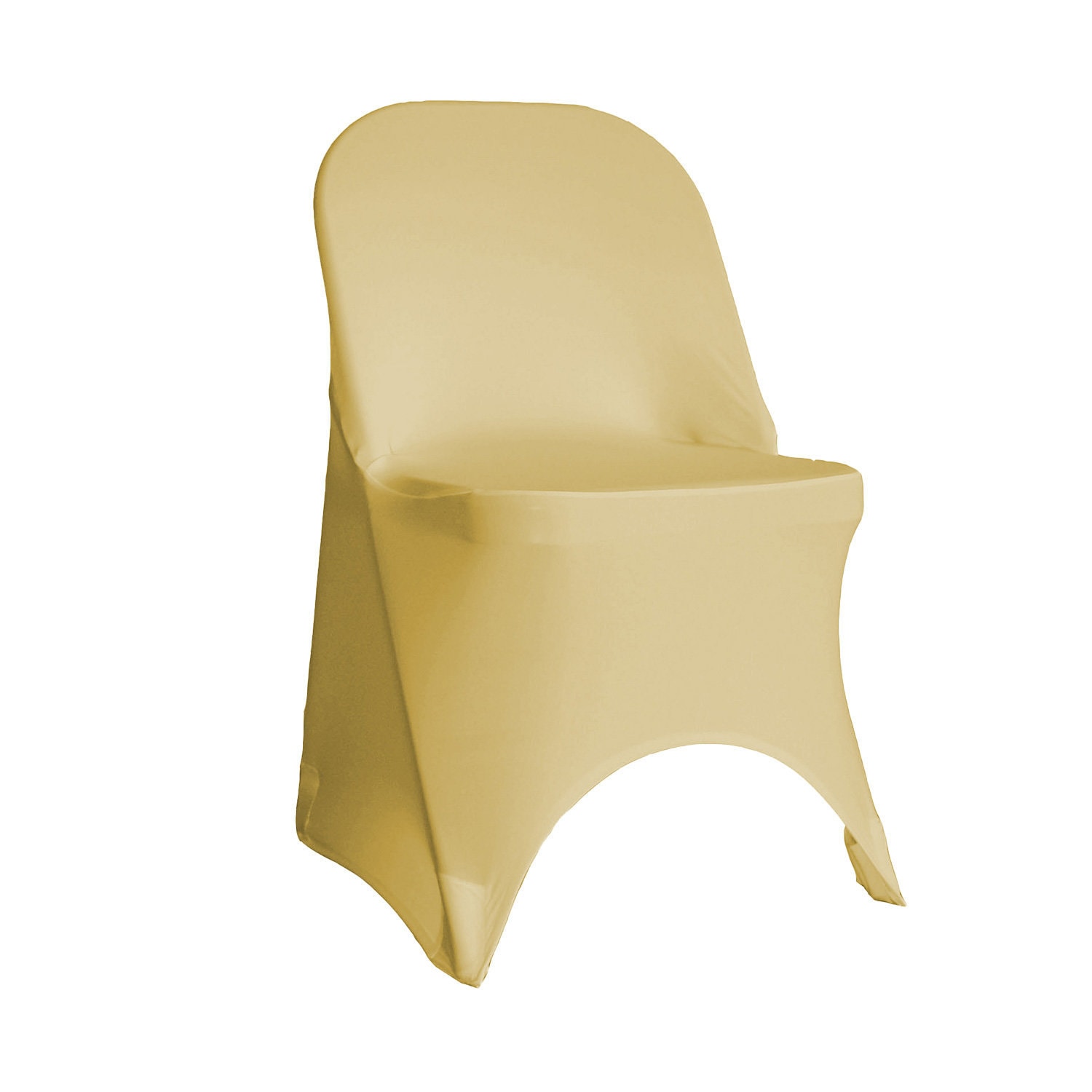 Champagne Stretch Spandex Folding Chair Covers Wedding Chair Covers ,  Stretch Chair Covers -  Canada