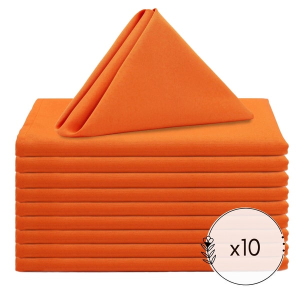 Burnt Orange Napkins Etsy