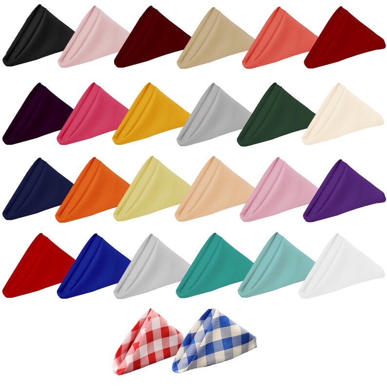 Royal Blue Napkin for Weddings Pack of 10 Wholesale - Etsy