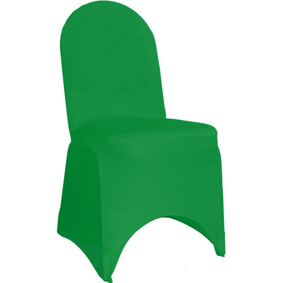 Funda para silla de banquete de Spandex verde esmeralda/fundas