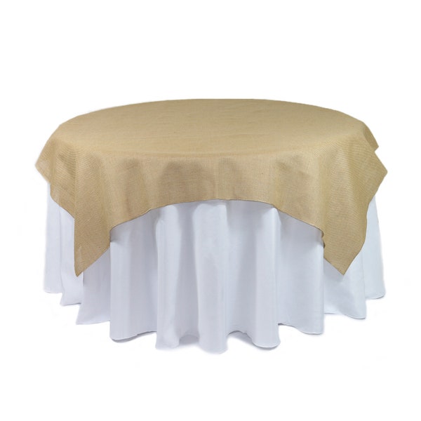 Burlap Square Overlays | Wedding Tablecloths