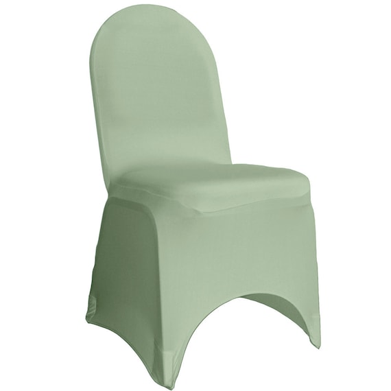 Sage Green Spandex Banquet Chair Cover Stretch Chair Covers