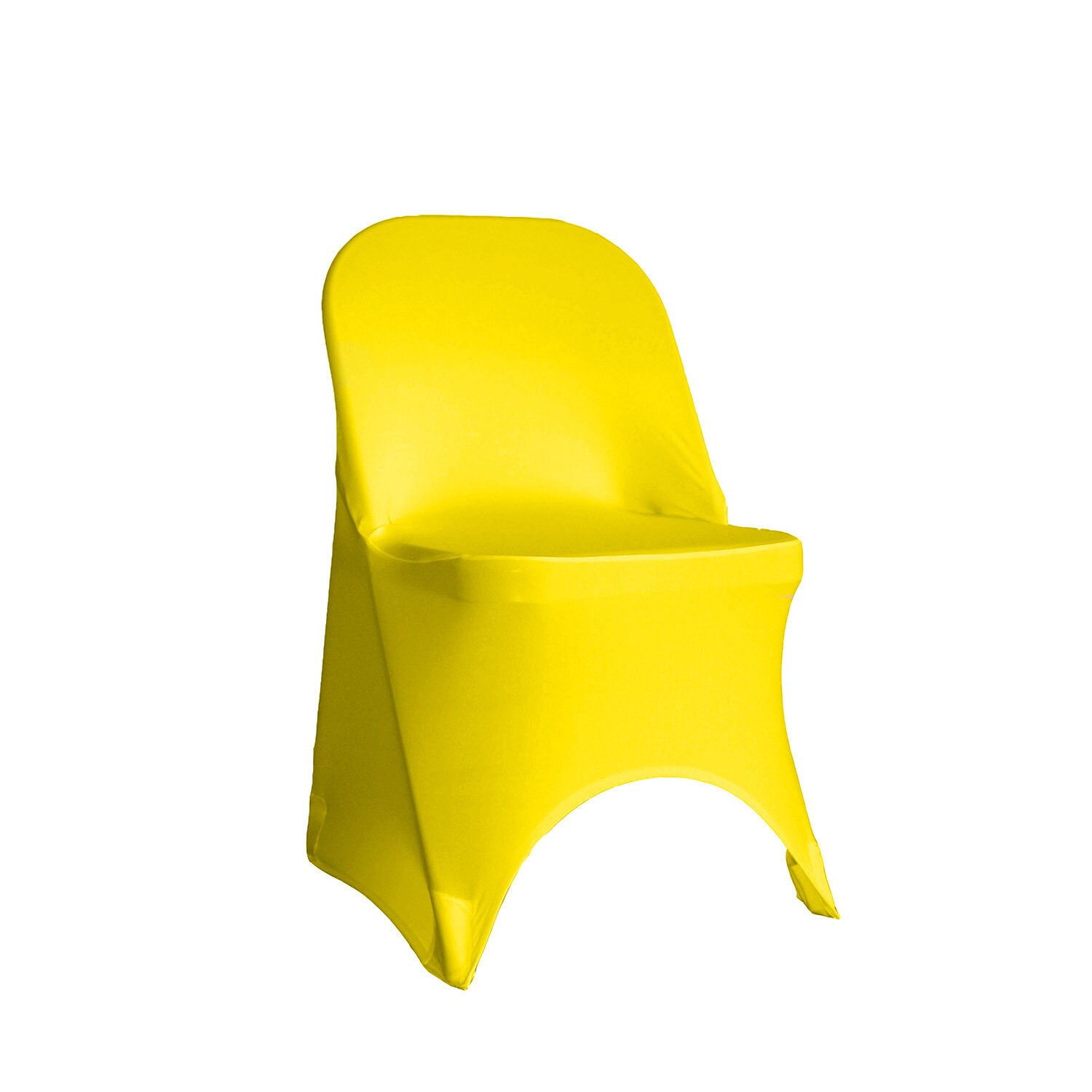 Buy Yellow Stretch Spandex Folding Chair Covers Wedding Chair Covers,  Stretch Chair Covers Online in India 