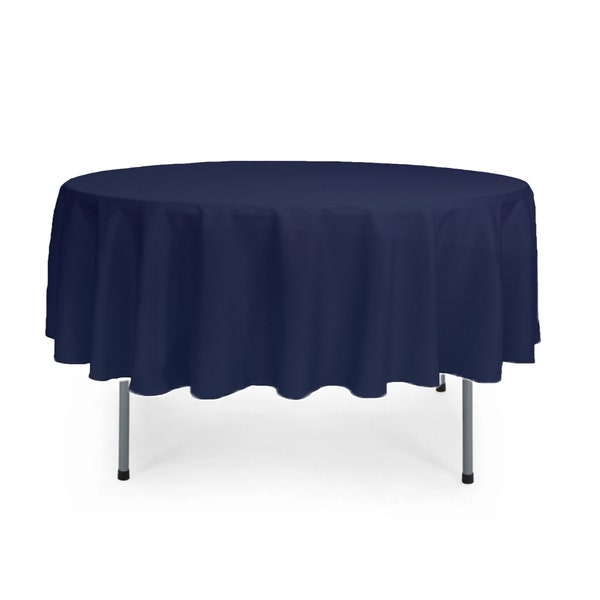 Navy Blue Tablecloth Etsy