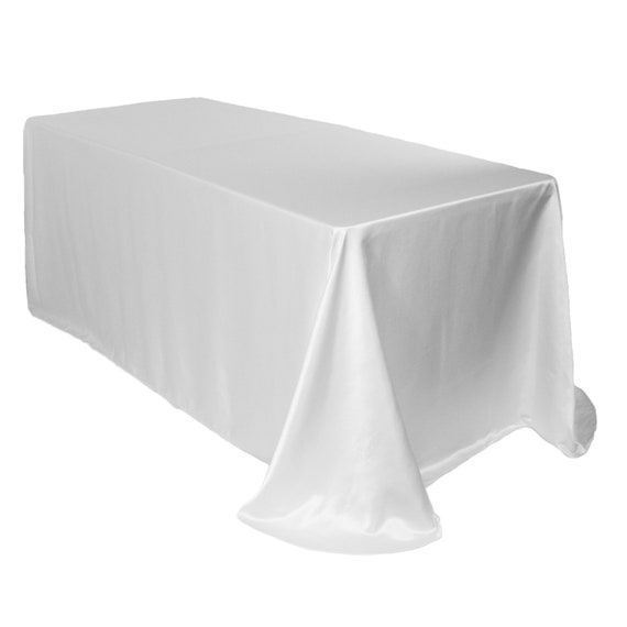 Nappe Blanche Rectangulaire Mariage