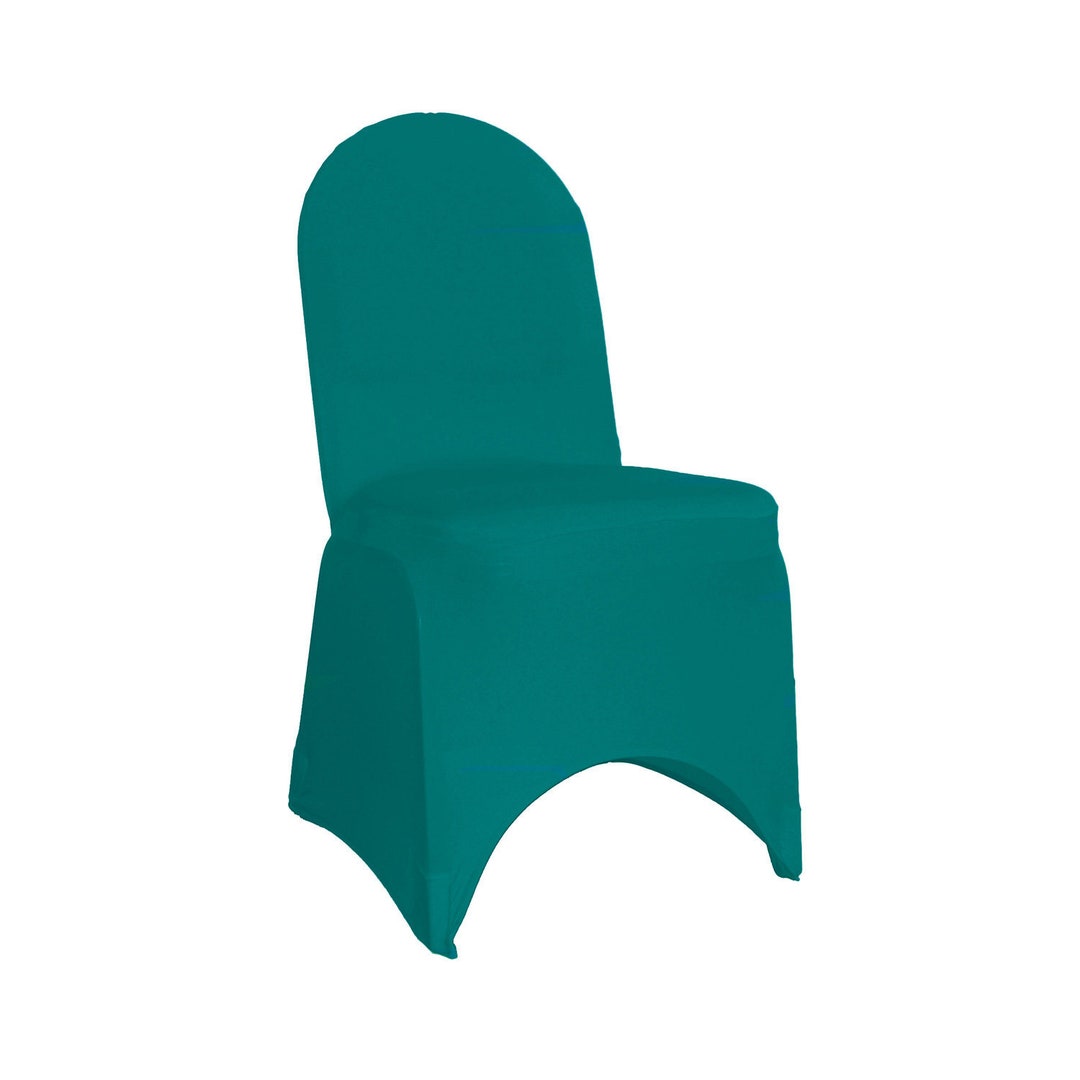 Teal Spandex Banquet Chair Cover Stretch Chair Covers, Wedding Chair