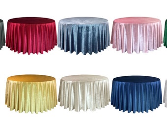 Royal Velvet 120 Inch Round Tablecloths | Wedding Tablecloths
