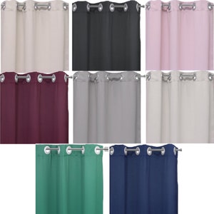 Blackout Polyester Curtains with Grommets - 2 Panels | Blackout Curtains 52 in. (W) X 84 in. (L)