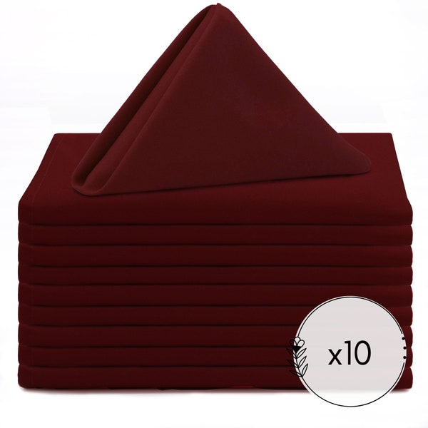 Burgundy Napkins Etsy