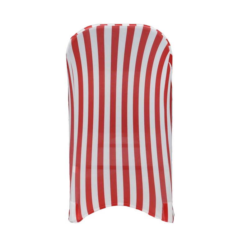Red/white Striped Stretch Spandex Folding Chair Covers - Etsy