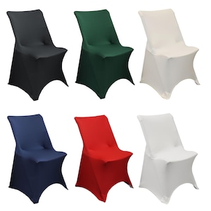 Lifetime Spandex Folding Chair Cover  | Stretch Chair Covers, Wedding Chair Covers