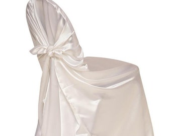 Satin Banquet Chair Cover | Elegant Wedding Decor