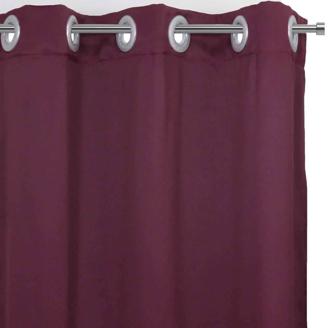 Burgundy 42 X 63 Inch Blackout Polyester Curtains with | Etsy