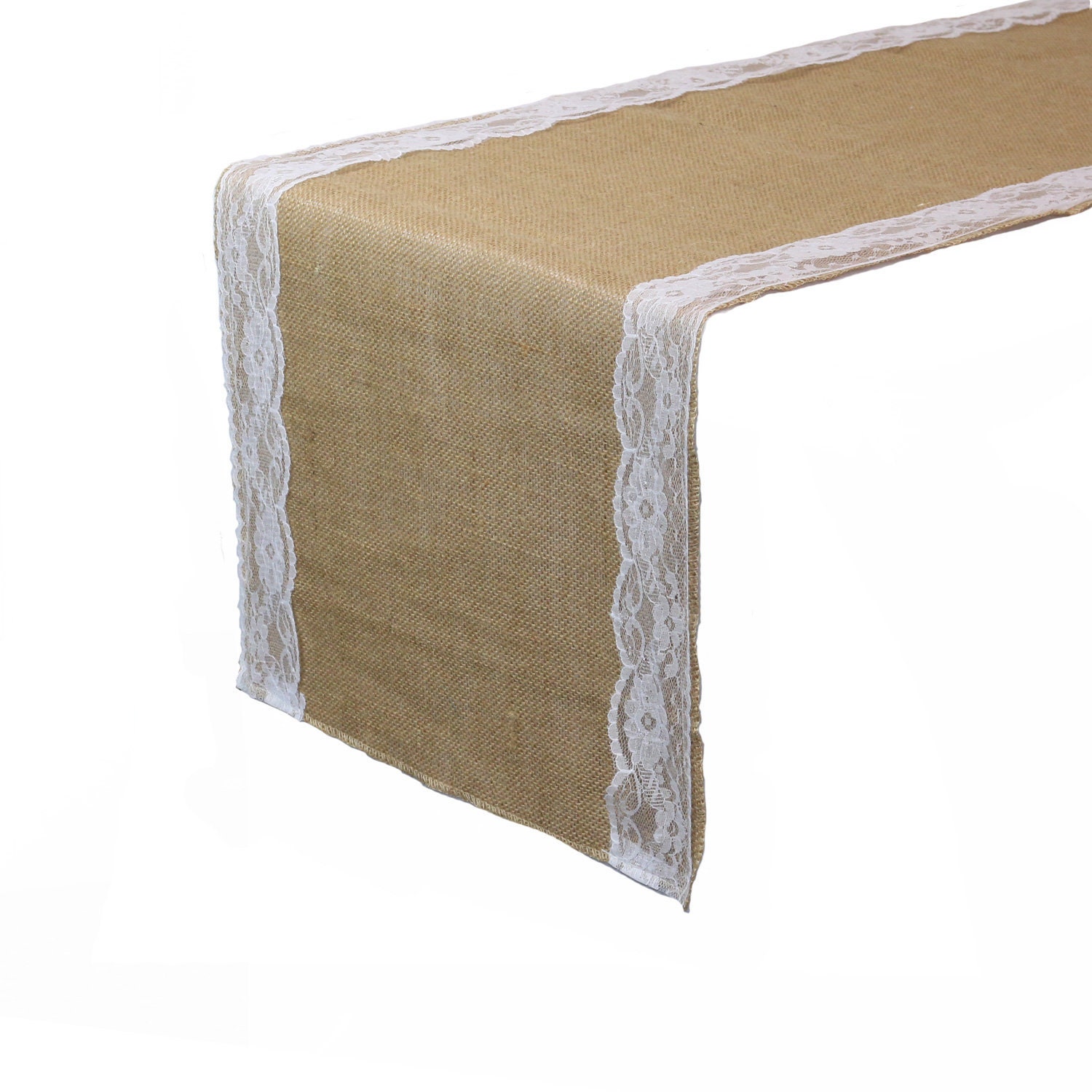 jute burlap table runner