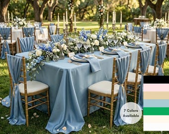 L'amour 90 x 156 Inch Rectangular Tablecloths  | Wedding Wholesale Wedding, Christmas, Holiday, Event Tablecloth