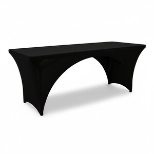 Spandex 6 FT Rectangular Open Sides Table Covers  | Wholesale Tablecloths