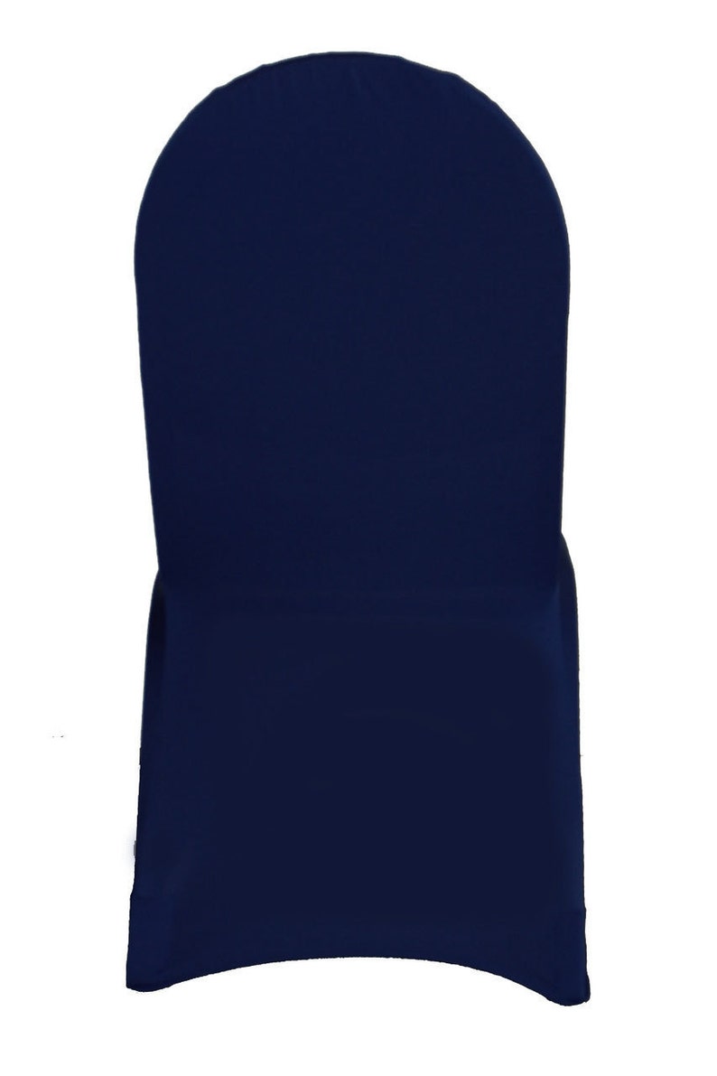 Navy Blue Spandex Banquet Chair Cover Wholesale Chair Etsy