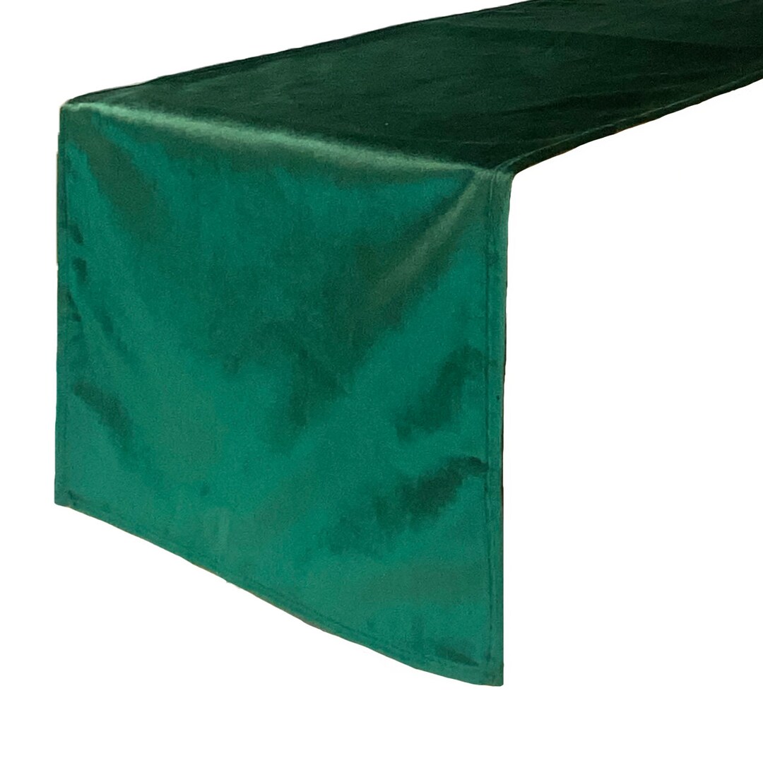 Emerald Green Royal Velvet Table Runner Wedding Table Runners Etsy