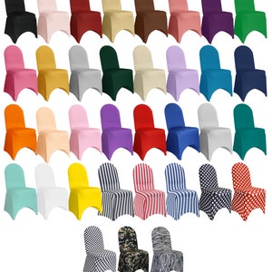Stretch Spandex Banquet Chair Cover  | Wedding, Christmas, Holiday, Catering Spandex Covers