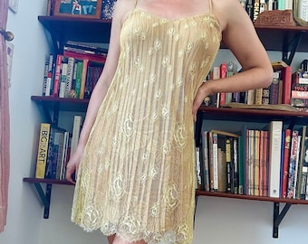 90s Blumarine Lace Babydoll Dress