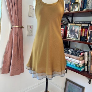 90s Betsey Johnson Mini w/ Ombré Tiered Ruffle