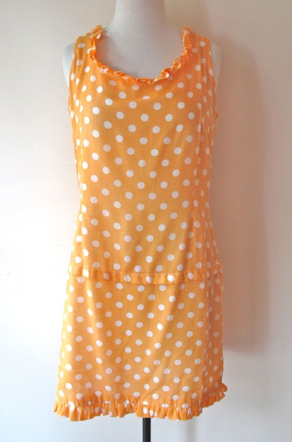 1960s-70s Polka Dot Dress