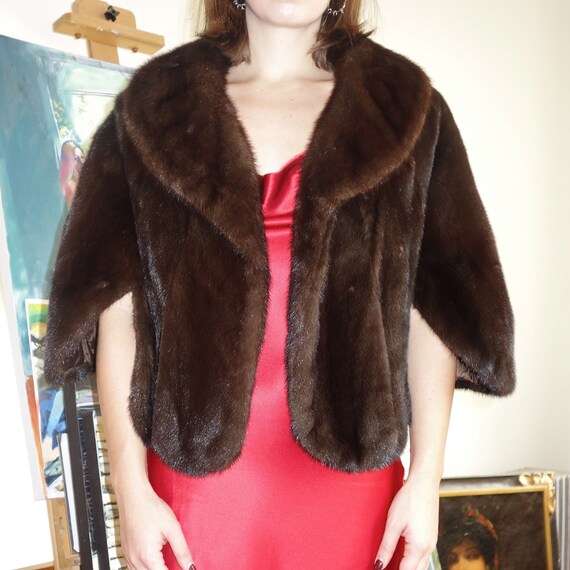 1950s-60s Mink Capelet