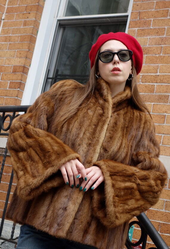 1960s Bell Sleeve Mink Coat