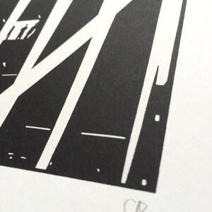 London Screen Print - Olympic Stadium Screenprint, Hand Pulled Fine Art Print. Based on Original Hand cut Papercut. Limited Edition of 15 image 3