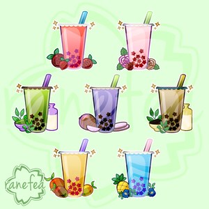 Autocollants 3D Thème Nourriture – PVC Transparent Givré, Pour Décorer Cahiers, Gourdes, PC - 4